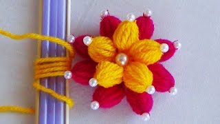 Hand Embroidery: Easy Trick to Make Double Layered Flowers