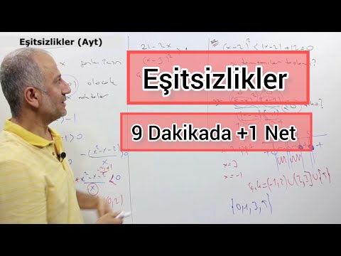 9 Dakikada  Eşitsizlikler | +1 Net #öğrenmegarantili