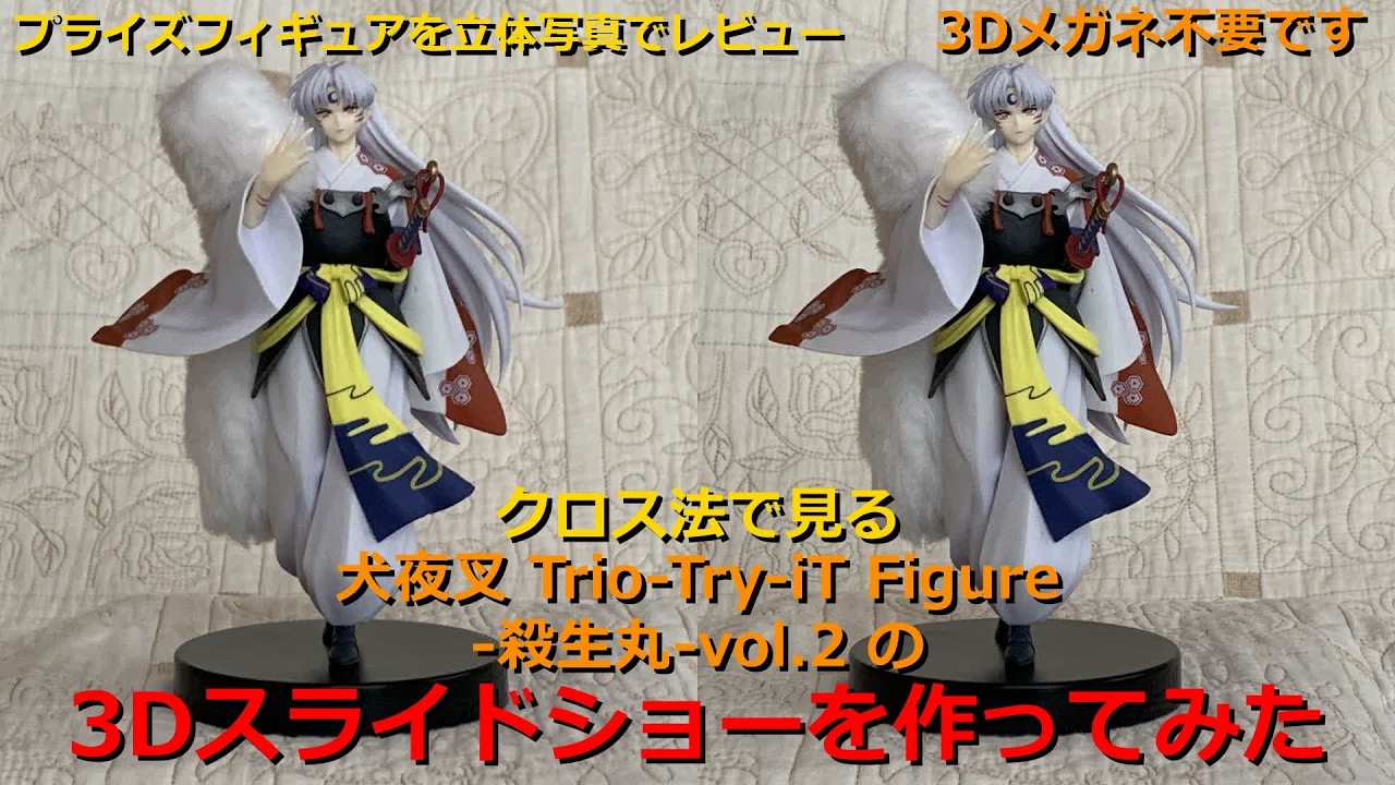 クロス法で見る犬夜叉 Trio-Try-iT Figure-殺生丸-vol.2の3D
