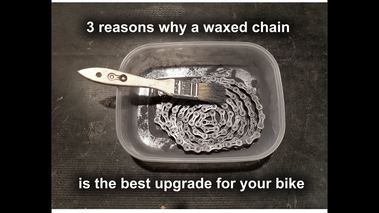 waxing bike chain