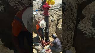 Hydrant Install #construction #viral