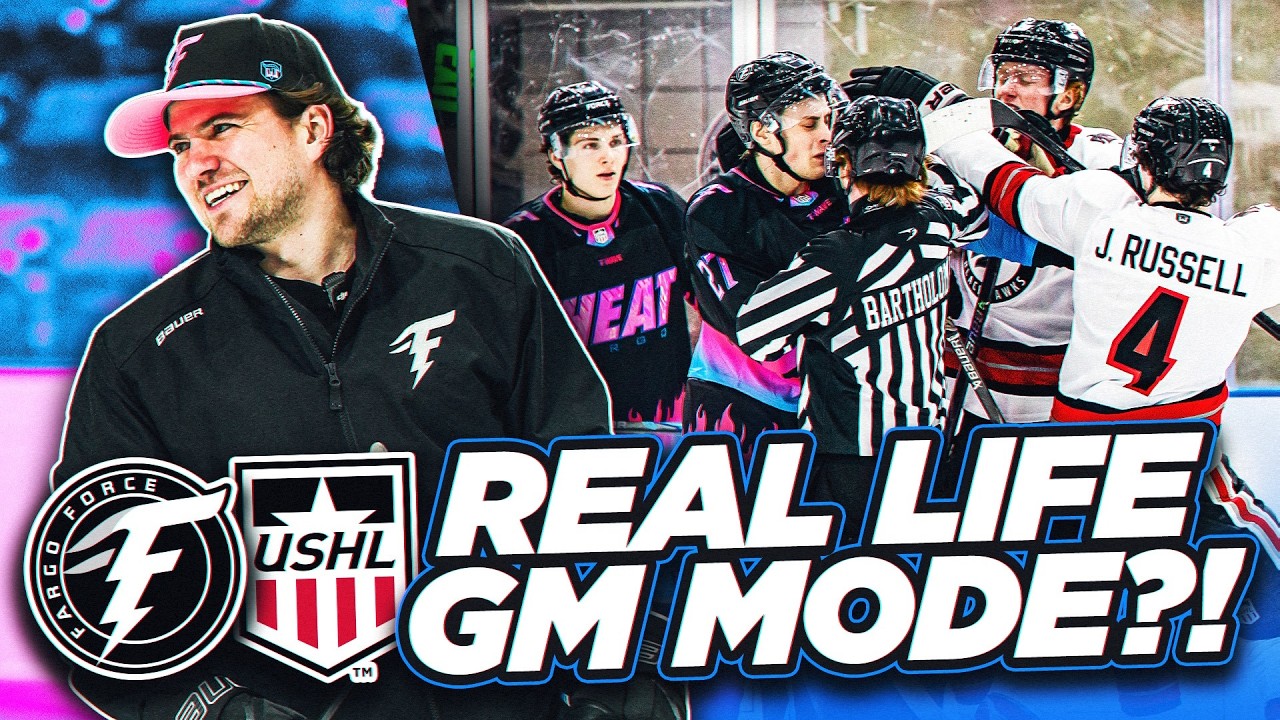 I Became the GM of a USHL Hockey Team... *BIG FIGHT*