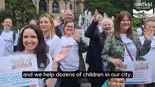 Foster Care Fortnight 2024 - foster carers celebrated in walk through city