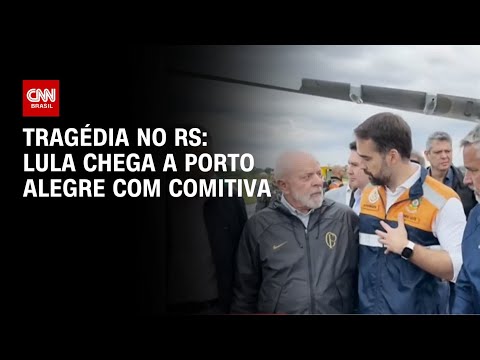 Tragédia no RS: Lula chega a Porto Alegre com comitiva | AGORA CNN