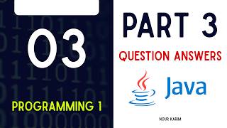 Review Question [3] - Programing 1 (Java)
