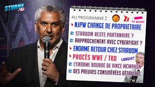 Procès WWE/TKO : l'affaire Langis, Bushiroad cède NJPW, gros retour chez STARDOM (VOD du 27.05.26)