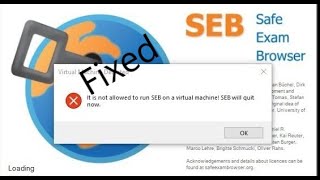 SEB (Safe Exam Browser) Virtual machine detected error fixed easy way Urdu/Hindi screenshot 5