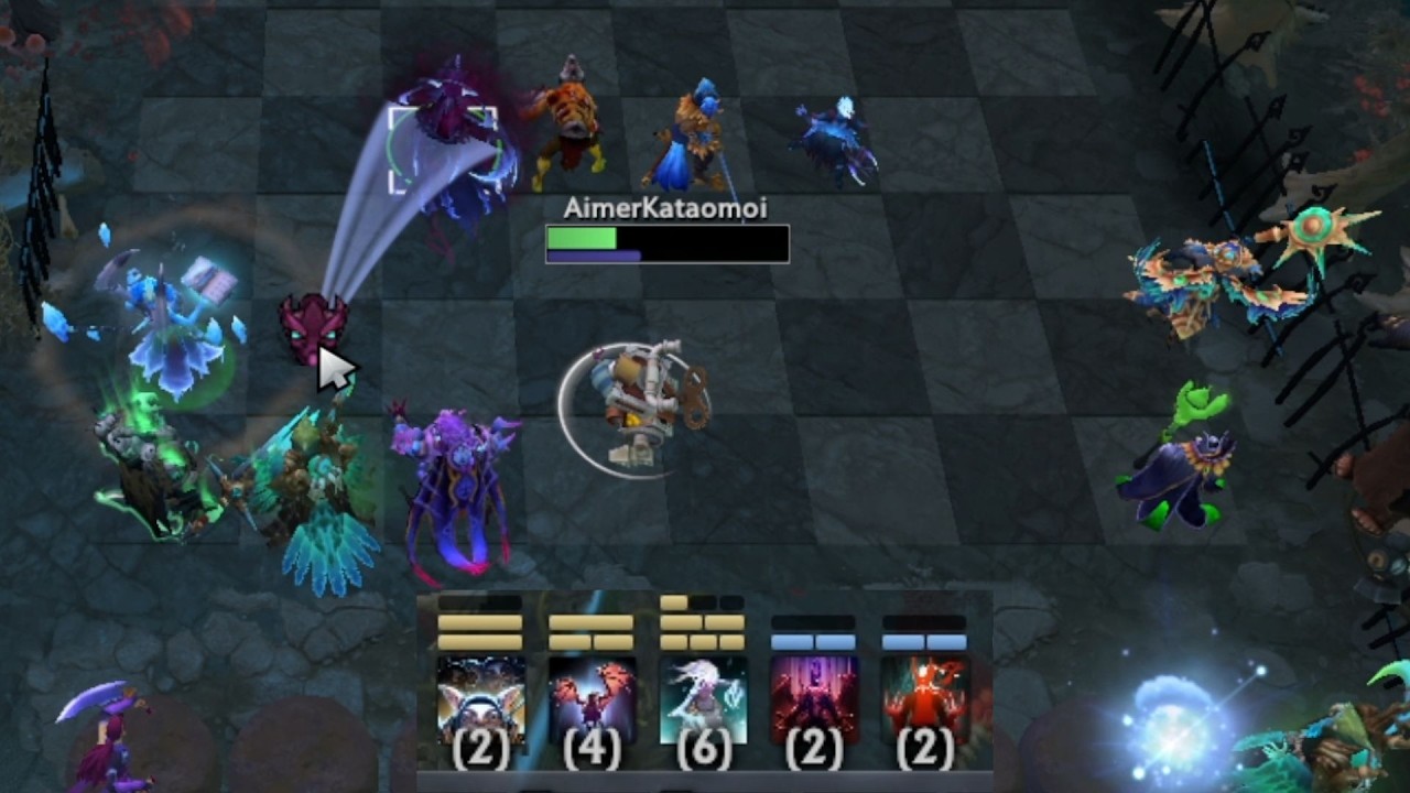 necro lich undead 4harpy ember3 down - Dota Auto Chess DAC