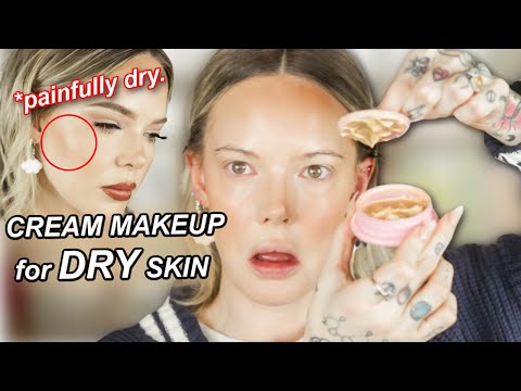 BEST CREAM MAKEUP PRODUCTS THAT actually LAST *ESPECIALLY for DRY SKIN* // @ImMalloryBrooke-thumbnail