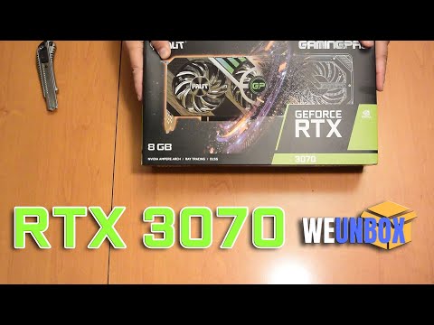 Unboxing Palit GeForce RTX 3070 GamingPro