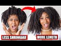 the "Natural Hair Routine" EVERY NATURAL Struggling with SHRINKAGE needs to see... 😳👀😍