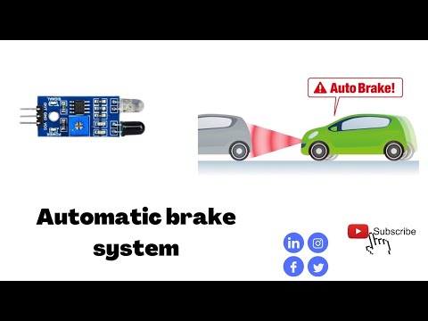 automatic brake system using sensor project #arduinoproject ♥️ ...