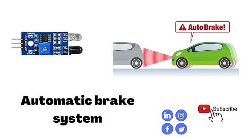 automatic brake system using sensor project #arduinoproject ♥️ @TechnoSAP @TechnicalGuruji