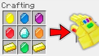 Minecraft Sonsuzluk Eldi̇veni̇ Modu En Güçlü Eldiven - Sonsuzluk Savaşı Thanos