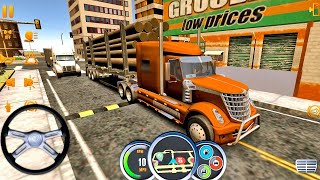 Android Game: Truck Simulator USA gameplay #25 Los Angeles! - Truck Games screenshot 4