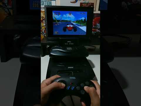 SEGA 32X À 300KM/H COM VIRTUA RACING DELUXE #videogames #retrogaming #32x
