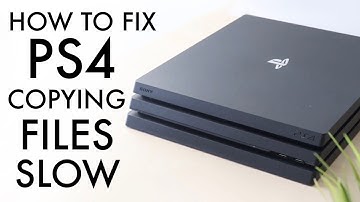 How To FIX PS4 Copying Files Taking Too Long! (2022)