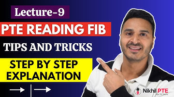 LECTURE 9 PTE READING - FILL IN THE BLANKS TIPS AND TRICKS FULL EXPLANATION