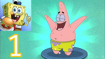 SpongeBob : Krusty Cook-Off - Gameplay Walkthrough - Part 1 - Pancake Stand #1 (iOS,Android)