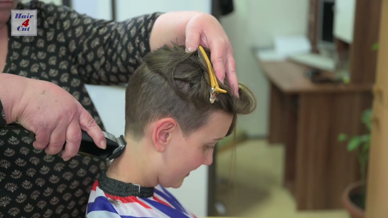 2025-35 Vanda preview - very long hair buzzed and chopped very short