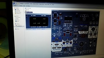 Electric panel display Prosim 737