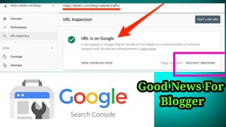 Good News For Blogger | Google Search Console Problem Solve |Post Index Problem Solve |Search Engine