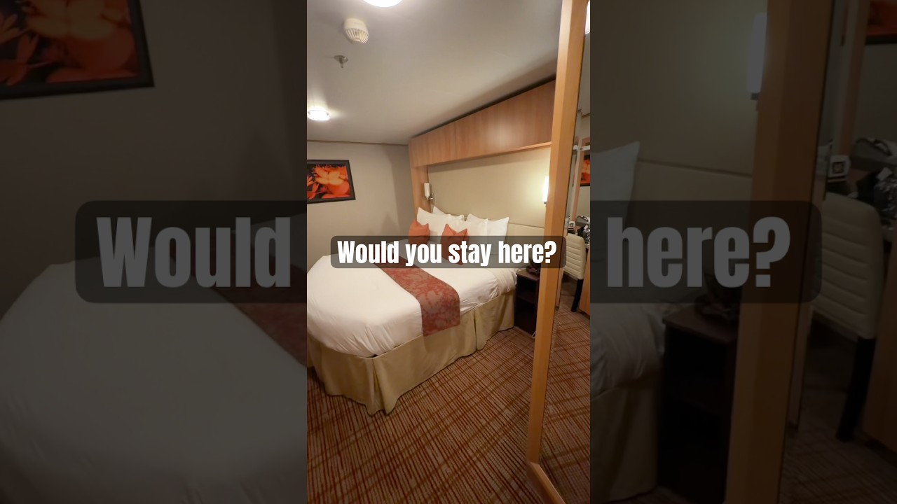 Could you stay in this windowless cruise cabin? #celebrityreflection #celebritycruises