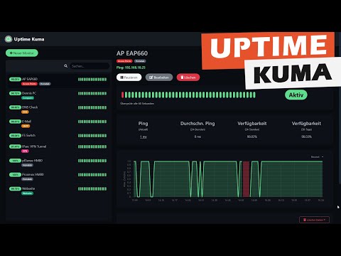 UpTime Kuma - Status Monitoring für die Webseite