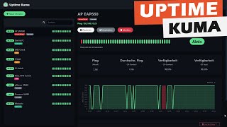 UpTime Kuma  Status Monitoring für die Webseite