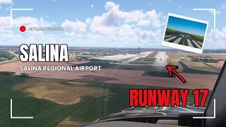 Landing In Salina Kansas Salina Regional Airport Ksln