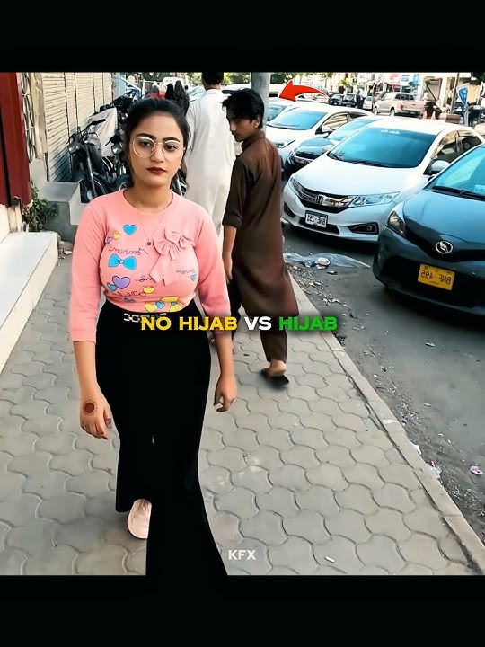 No Hijab vs Hijab 🧕 Social Experiment,See the difference Choice is yours 🥶📈