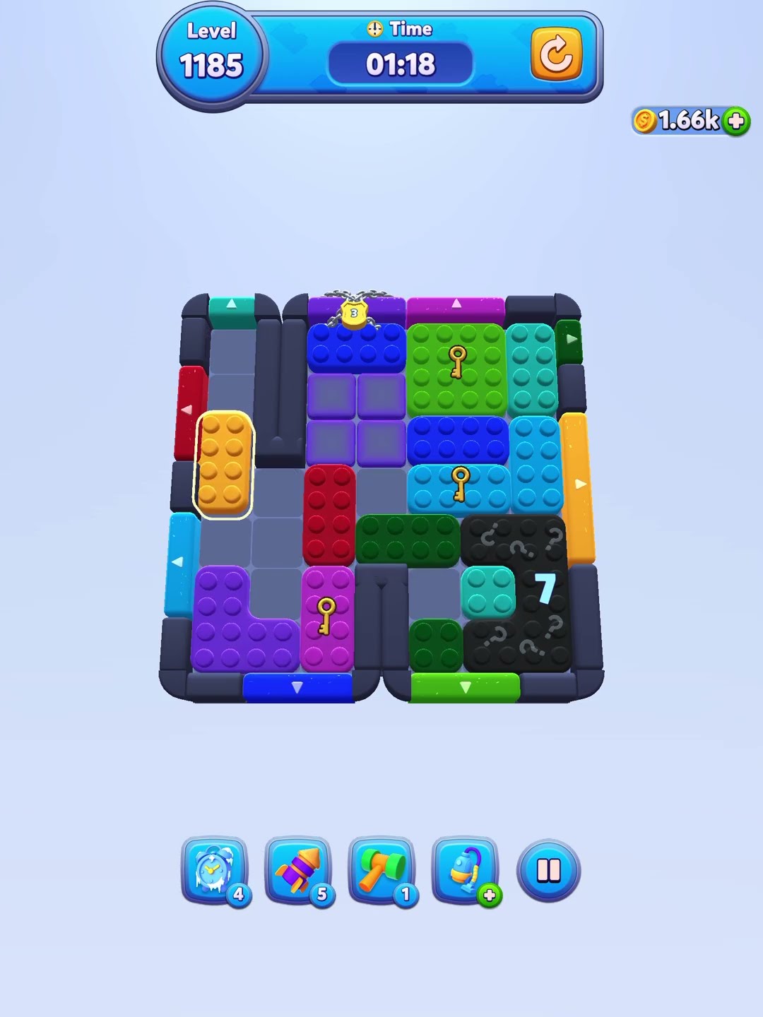 Color block jam level 1185 - YouTube