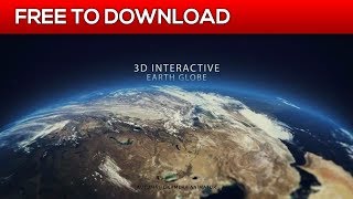 3D Interactive Earth Globe | After Effects Template | Free Download