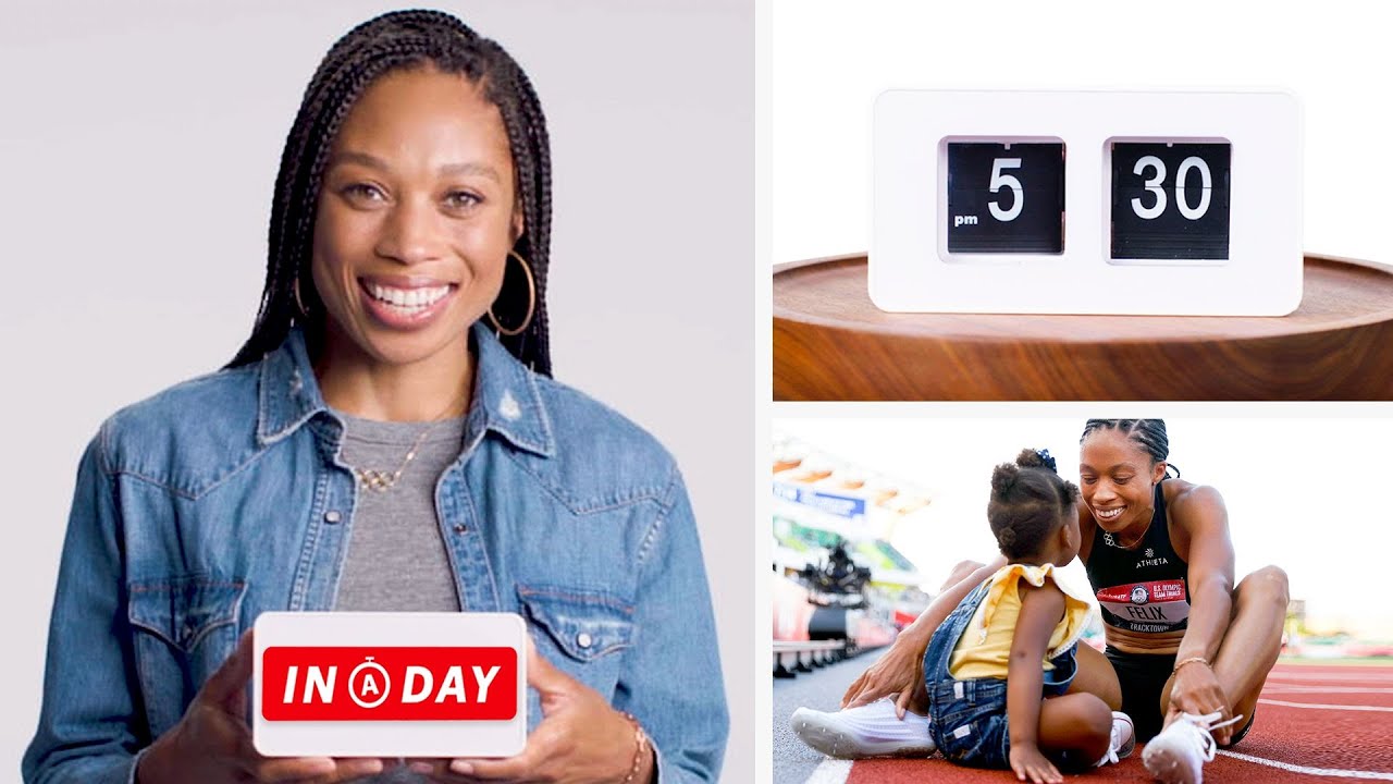 Everything Olympic Sprinter Allyson Felix Does in a Day