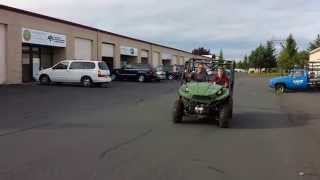 Famous Electric 4 motor AWD UTV Prototype  B-Roll - Asphalt Zero Radius Turn, no problem Net Worth