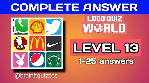 Logo Quiz World answer | global, level 13 @brainitquizzes #logoquiz