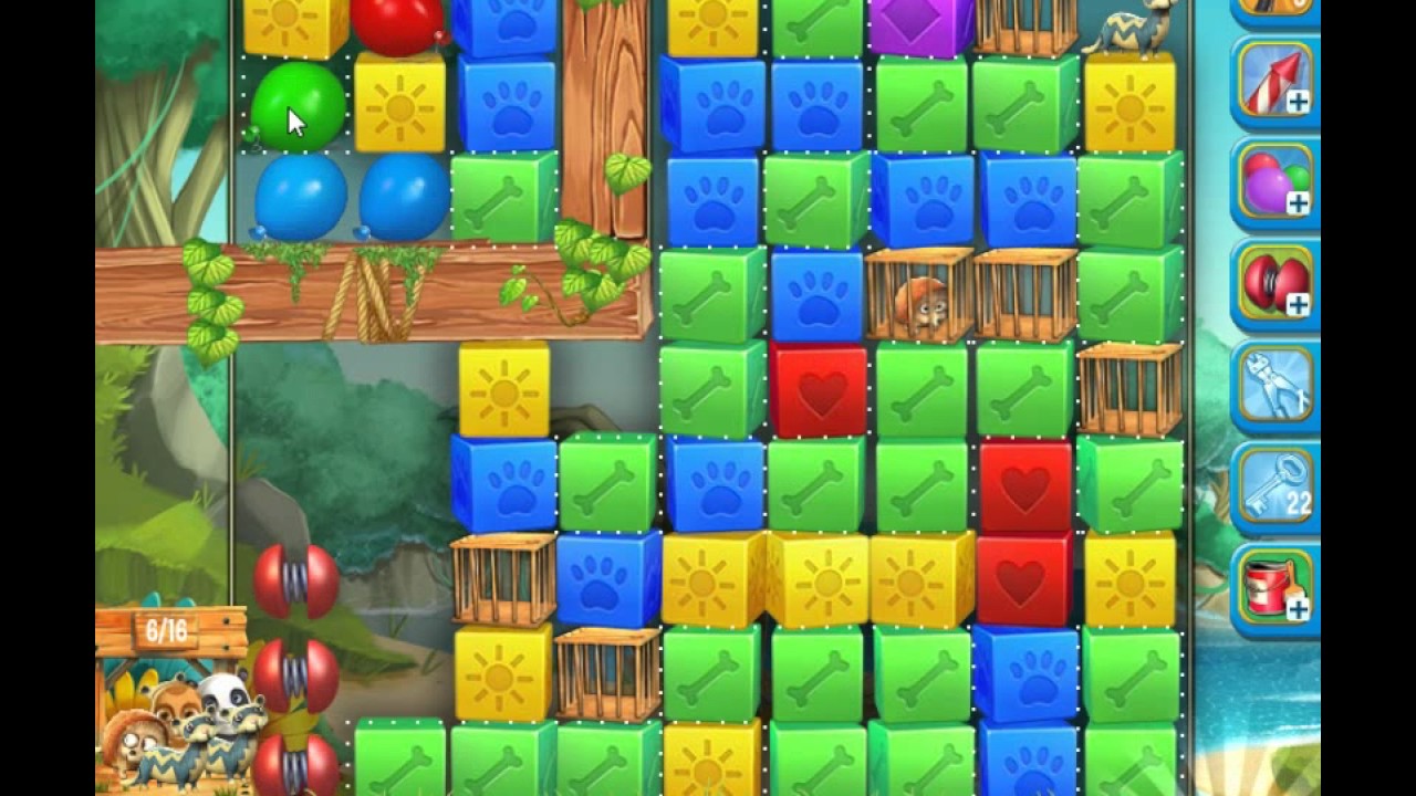 Pet Rescue Saga, Pet Island, 1st March 2017, level 6 😈 ►TOBIAS DEAMON◄
