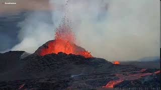 Volcano eruption in Iceland