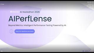 AIPerfLense: Performance testing tool