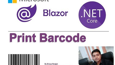 Generate Barcode in  Blazor Framework