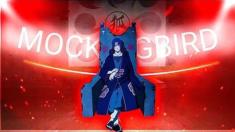 SAD ITACHI AND SASUKE EDIT 4K ||EMINEM - MOCKINGBIRD|| EDITING AUDIO #anime #animeamv