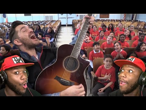 Don't Give Up On Me Andy Grammer Ft. Ps22 Chorus | Reaction