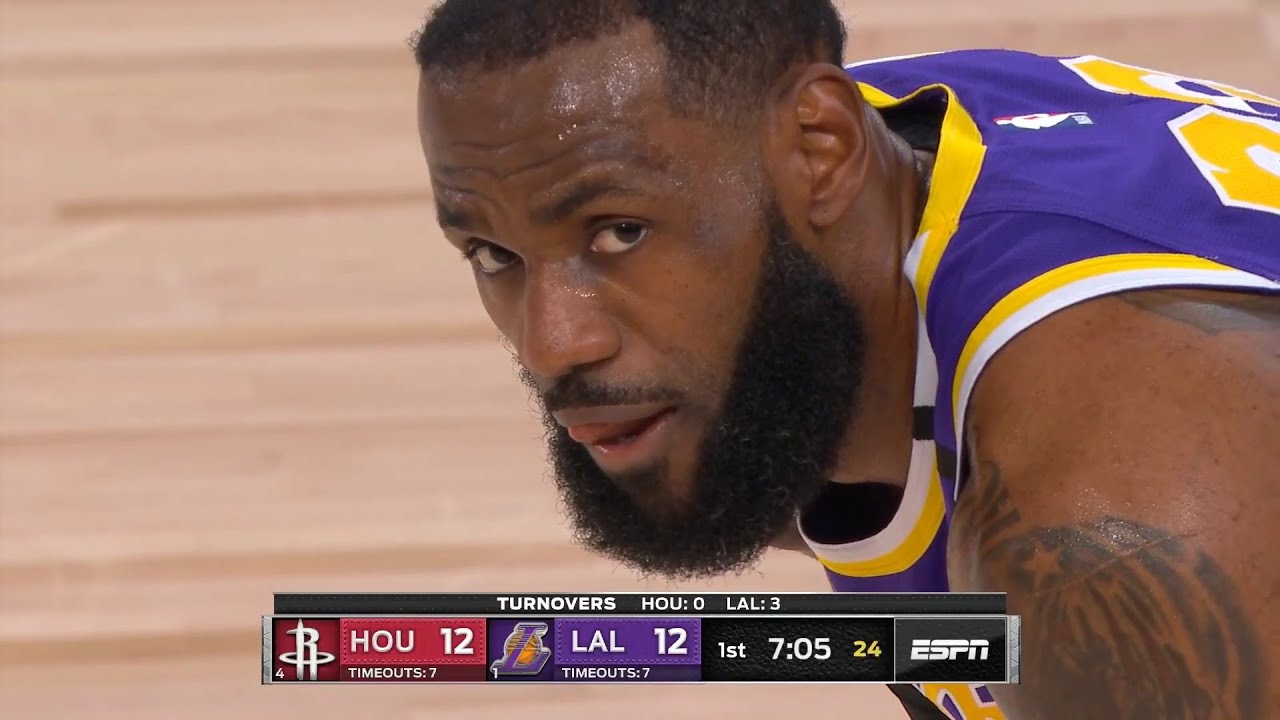 Los Angeles Lakers vs Houston Rockets - GAME 1 - 1st Qtr | NBA Playoffs ...