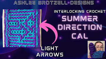 Summer Direction CAL - Interlocking Crochet: Light Arrows