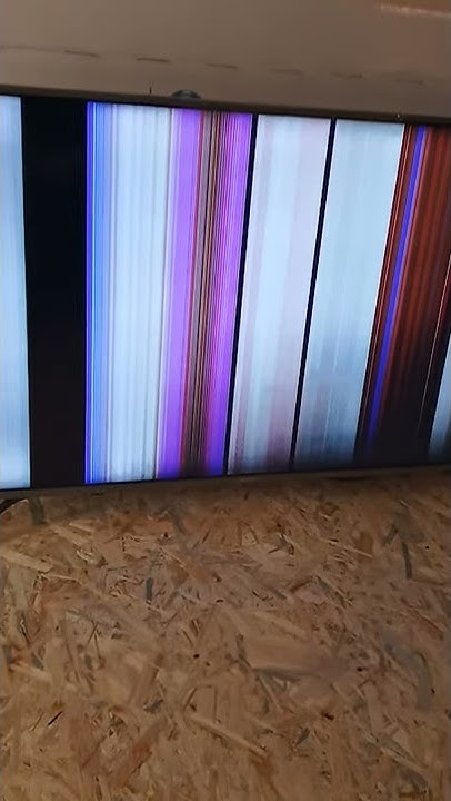 Телевизор Hisense B7200.Вертикальные цветные полосы - YouTube