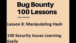 Lesson 8: Manipulating Hardcoded Password | Bug Bounty Training| Highest Payable IT Job |100 Lessons