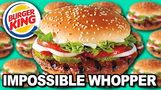 We Try The IMPOSSIBLE WHOPPER ?? Burger King