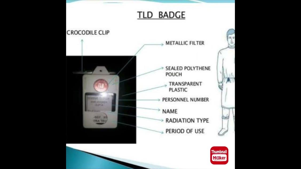 Tld badge thermo luminescence dosimeter army person youtube