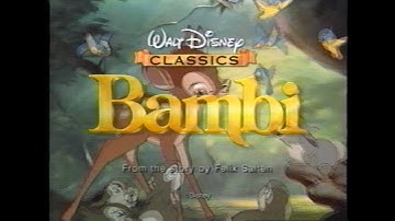 映画「バンビ」 (1951) ディズニー名作ビデオコレクション 予告編