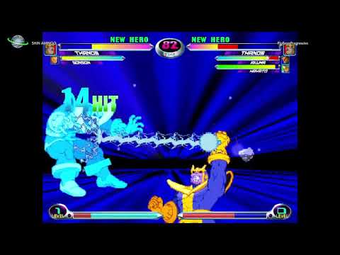 MvC2: Skarm - Thanos Sonson Powa Soul POW 17 Piece 97% Combo .:9.21.25:.